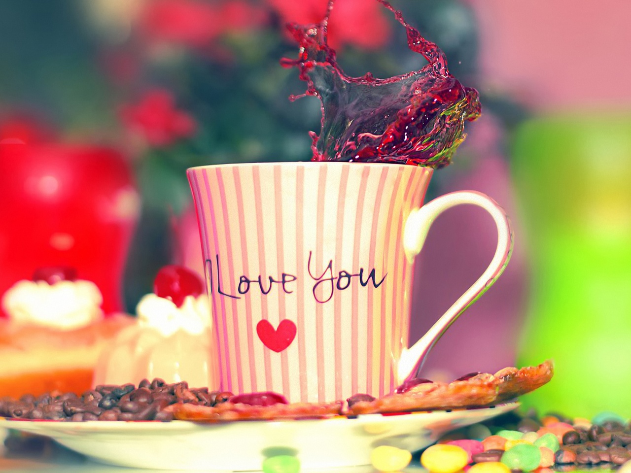 I Love U Wallpapers - Good Morning Symbol Of Love , HD Wallpaper & Backgrounds
