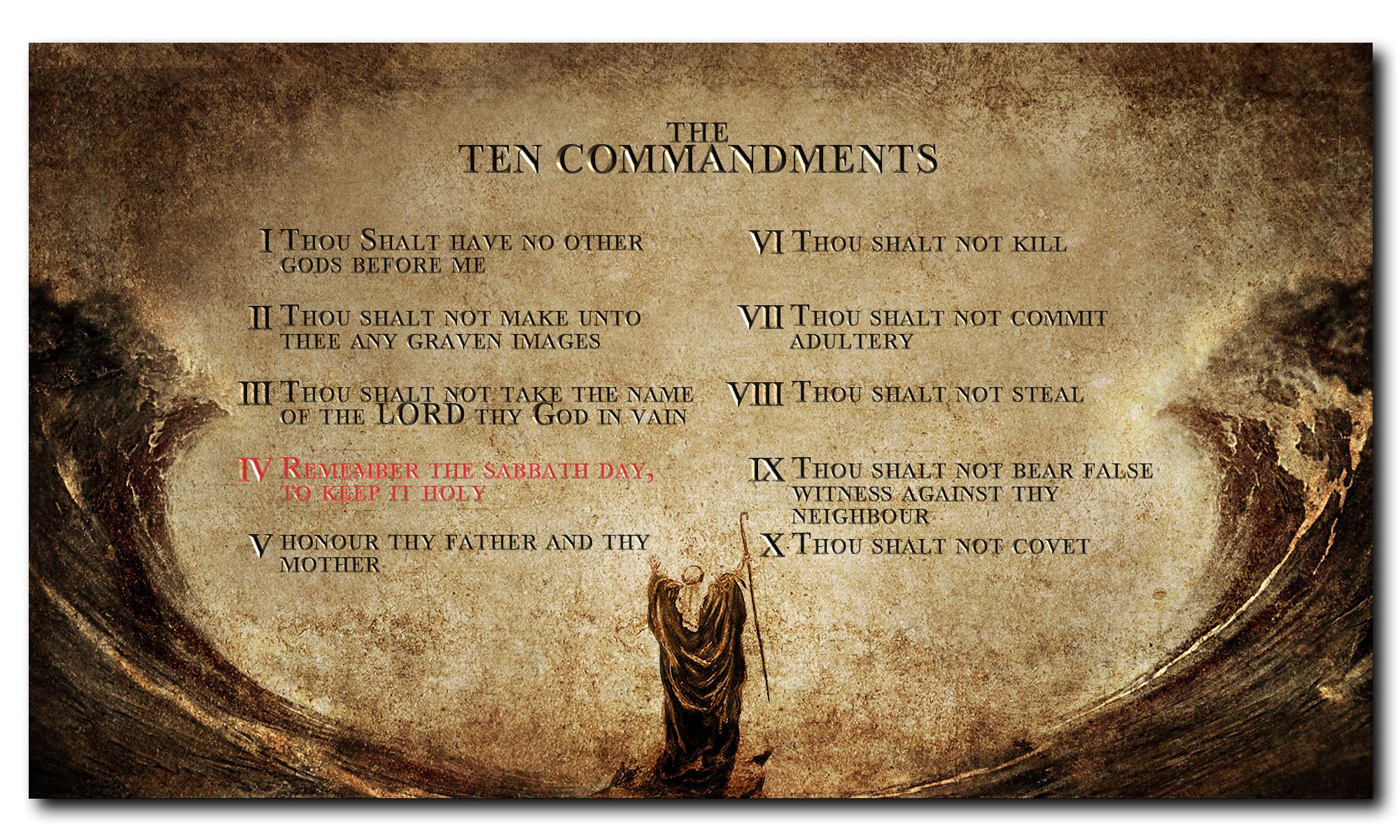 10 Commandments - Ten Commandments , HD Wallpaper & Backgrounds