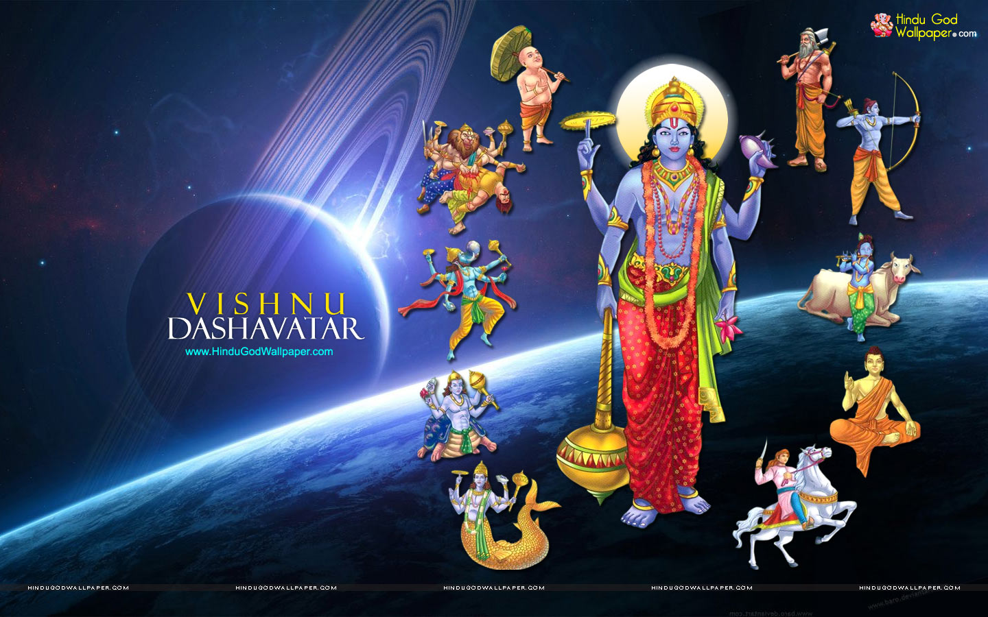 Vishnu Wallpaper Full Size - Vishnu Dasavatharam Images Hd , HD Wallpaper & Backgrounds