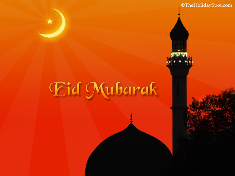 Eid Ul Adha Wishes Wallpaper - Mosque , HD Wallpaper & Backgrounds
