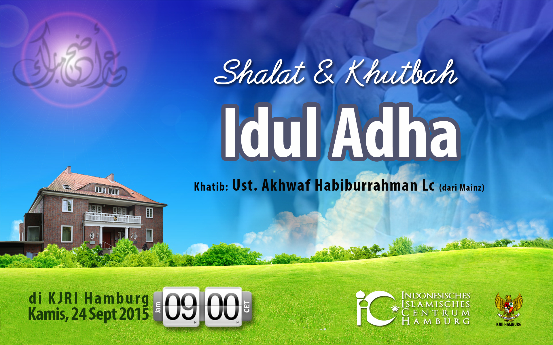 Poster Idul Adha - Solat Jemaah , HD Wallpaper & Backgrounds