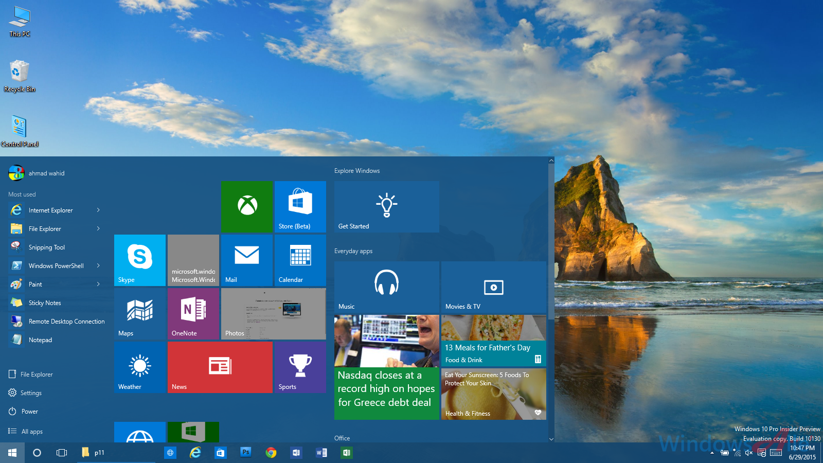 Different Wallpaper Windows 10 Desktops Different Wallpaper - Windows 10 4k Desktop , HD Wallpaper & Backgrounds