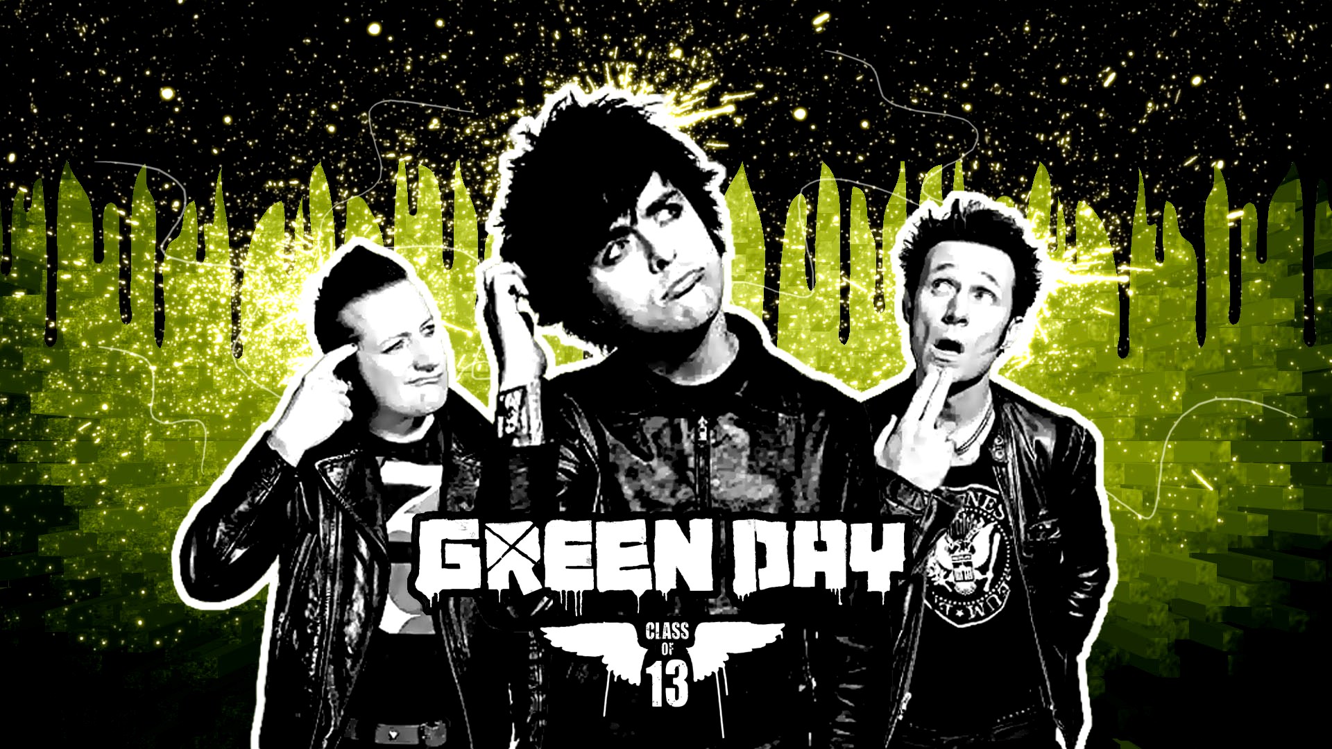 Green Day Hd Wallpaper - Green Day , HD Wallpaper & Backgrounds