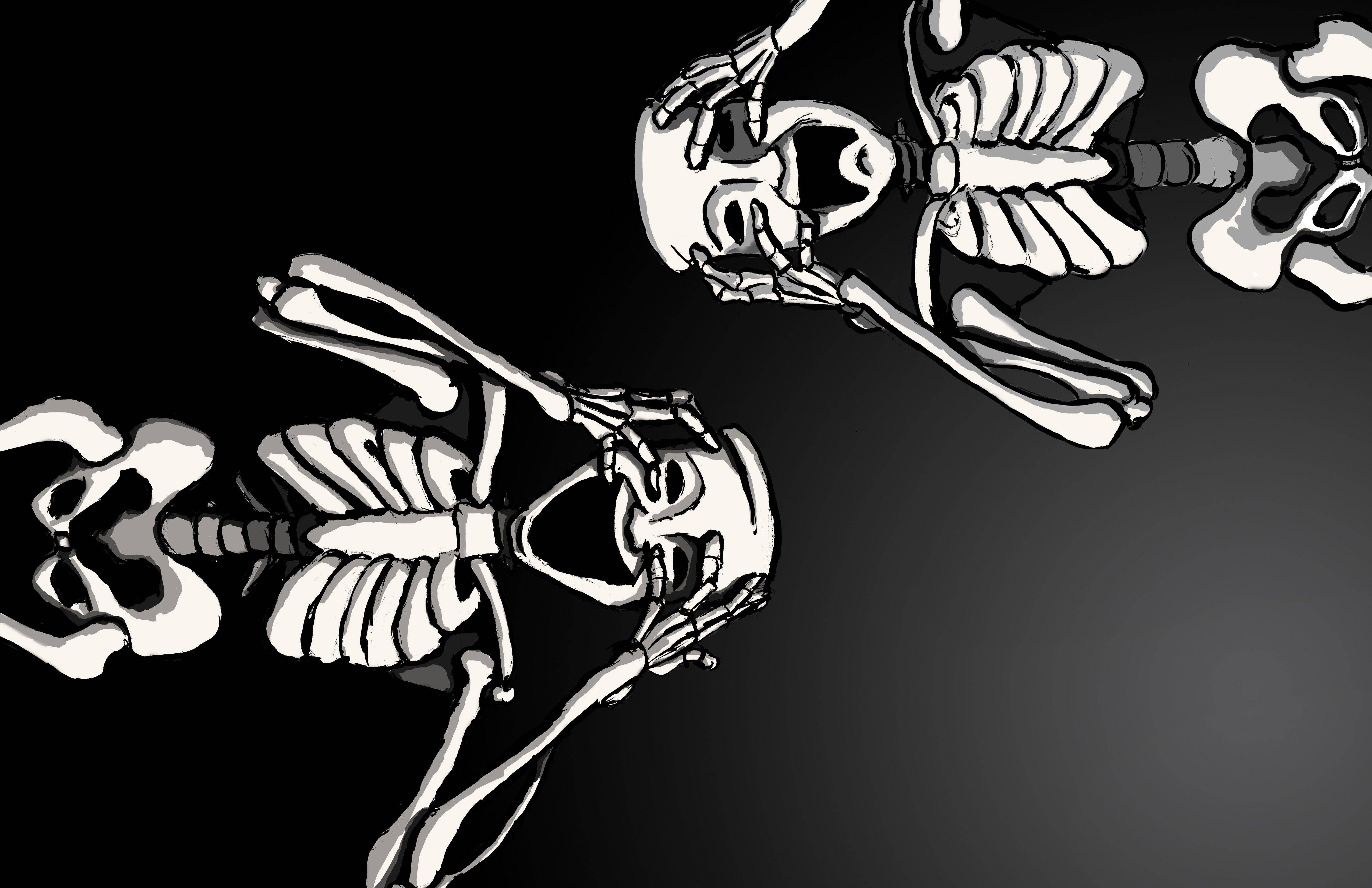 130 Skeleton Wallpapers , HD Wallpaper & Backgrounds