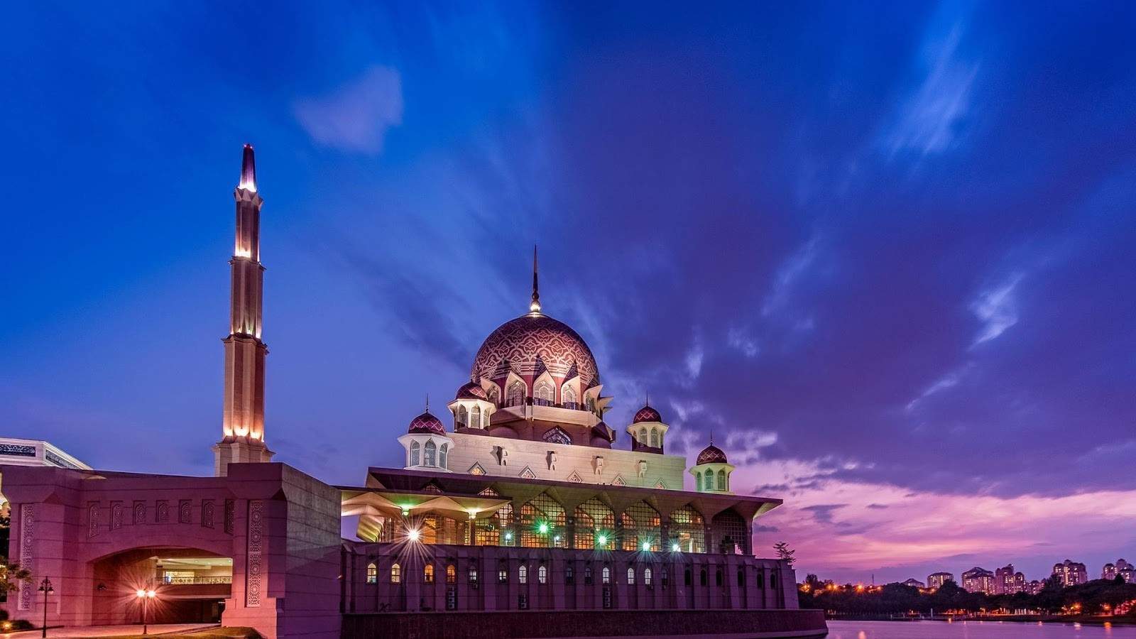 Wallpaper Islami Hd Keren Pc Masj - Malaysia Mosque , HD Wallpaper & Backgrounds
