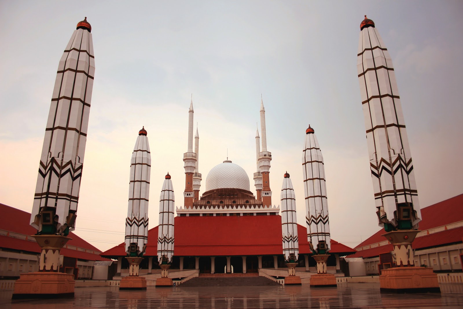 Masj#agung Jawa Tengah - Great Mosque Of Central Java , HD Wallpaper & Backgrounds