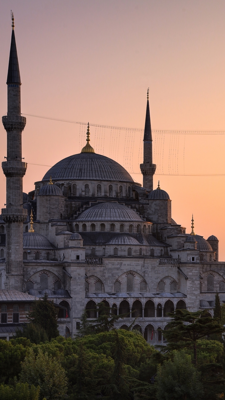 Religious / Sultan Ahmed Mosque Mobile Wallpaper - Sultan Ahmed Mosque , HD Wallpaper & Backgrounds