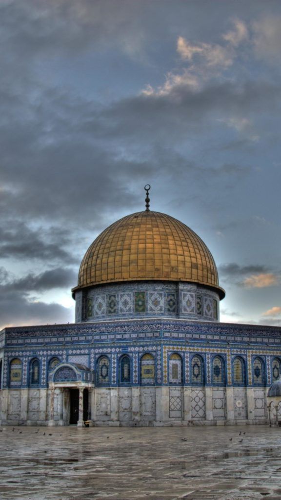 Wallpaper Al-aqsa For Iphone Android Mobile Hd 1080 - Dome Of The Rock , HD Wallpaper & Backgrounds