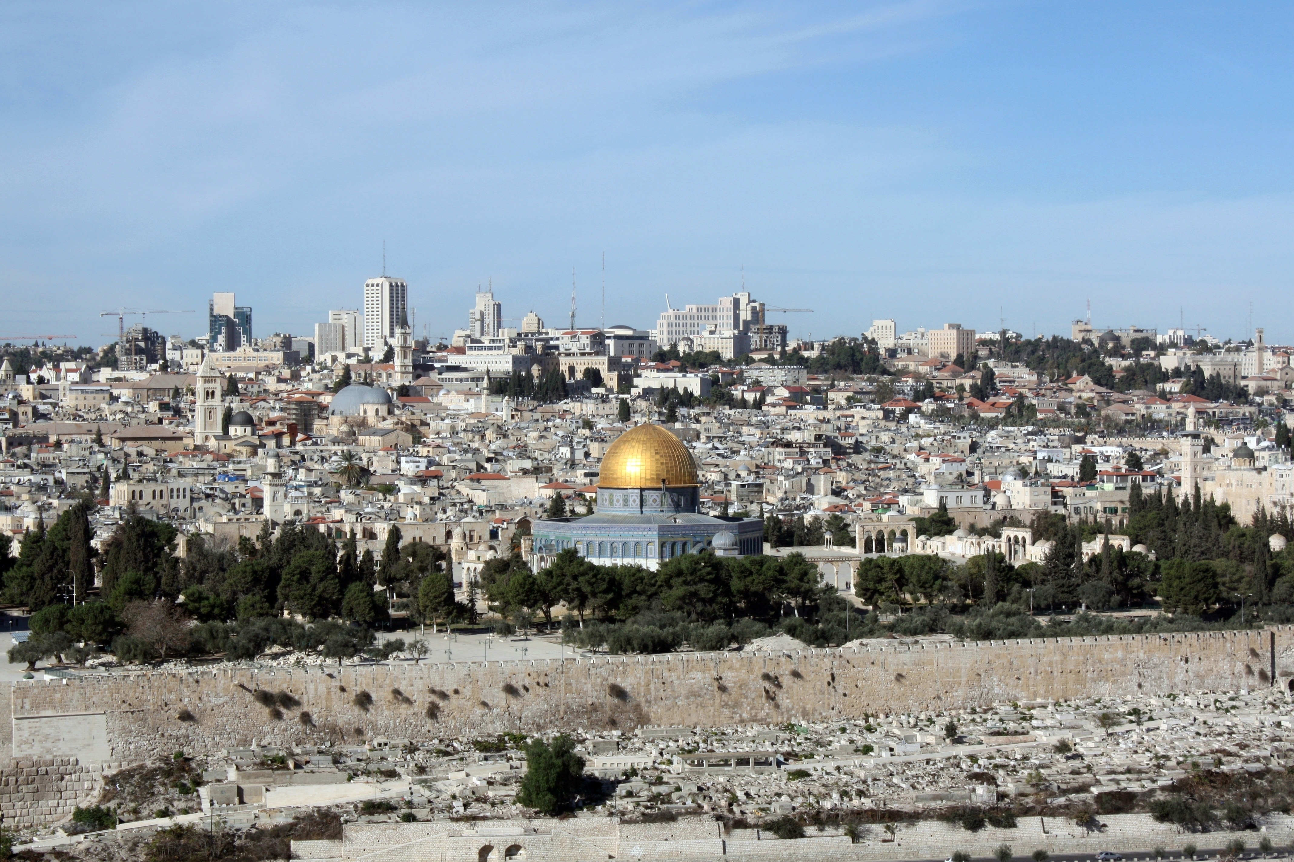 Dome Of The Rock, Al-aqsa Mosque, Dome, Architecture - Mount Of Olives , HD Wallpaper & Backgrounds