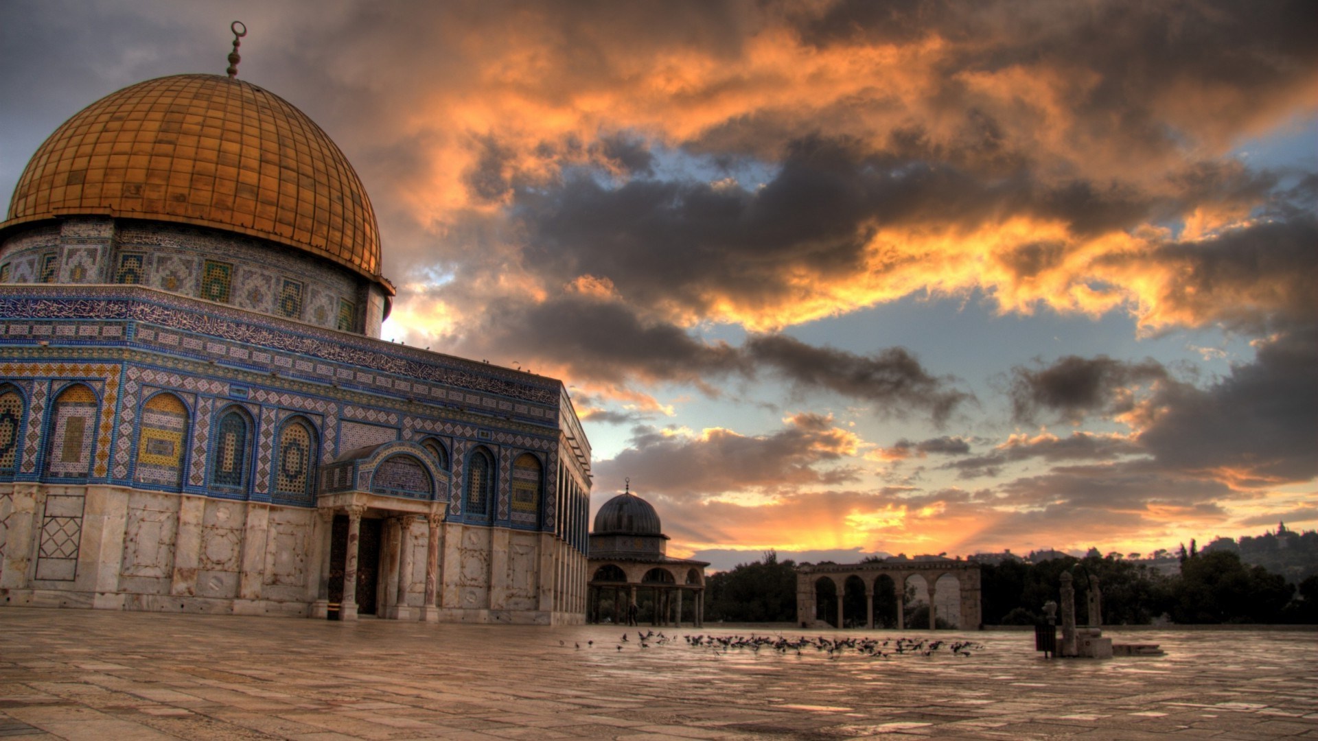 Jerusalem Wallpapers Religious Dome Rock Jerusalem - Dome , HD Wallpaper & Backgrounds