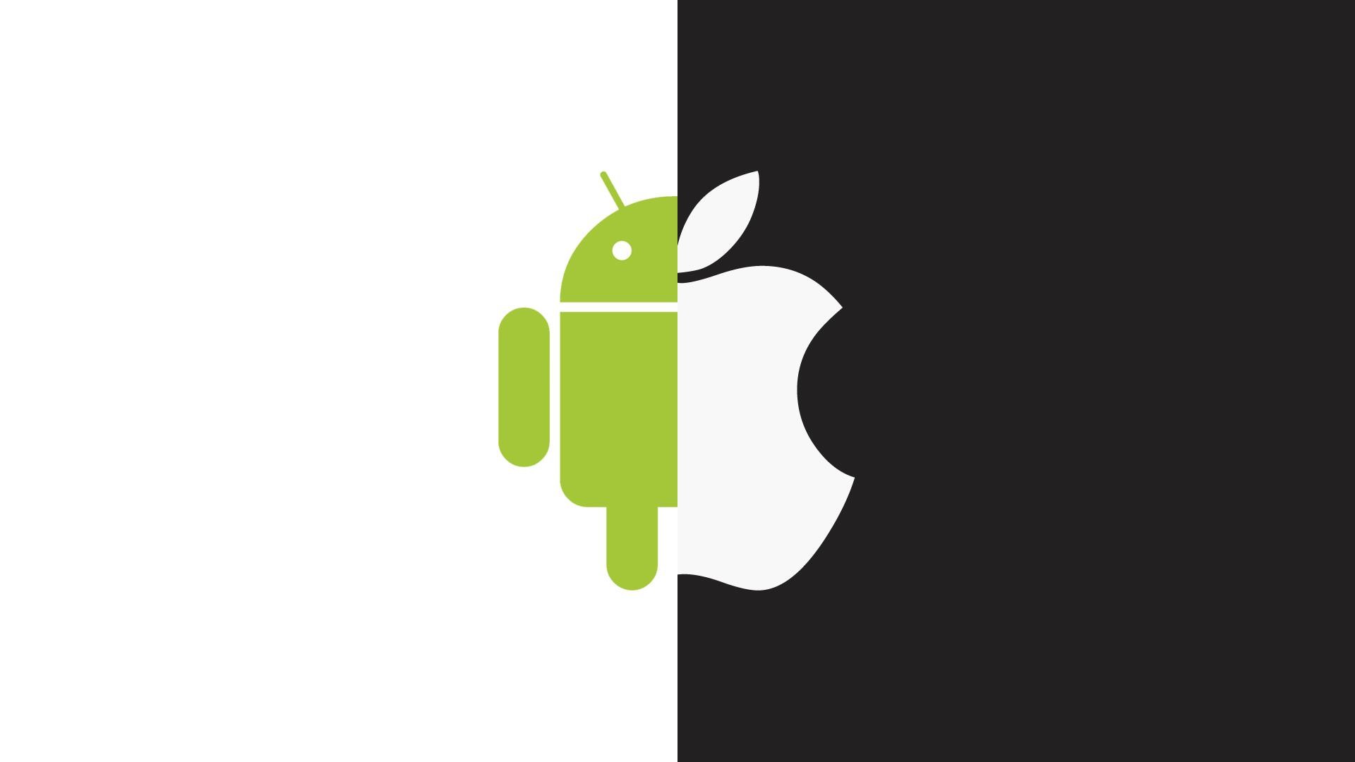 World Versus Android Vs Apple Ios Regarding Ios Vs - Apple Android , HD Wallpaper & Backgrounds