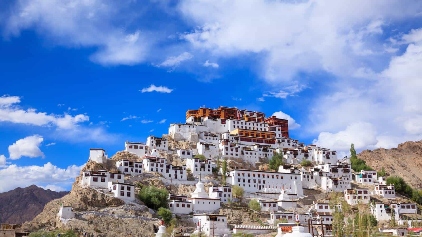 Jammu Kashmir - Thikse Monastery , HD Wallpaper & Backgrounds