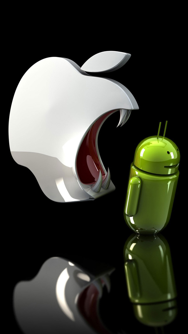 Apple Vs Android , HD Wallpaper & Backgrounds