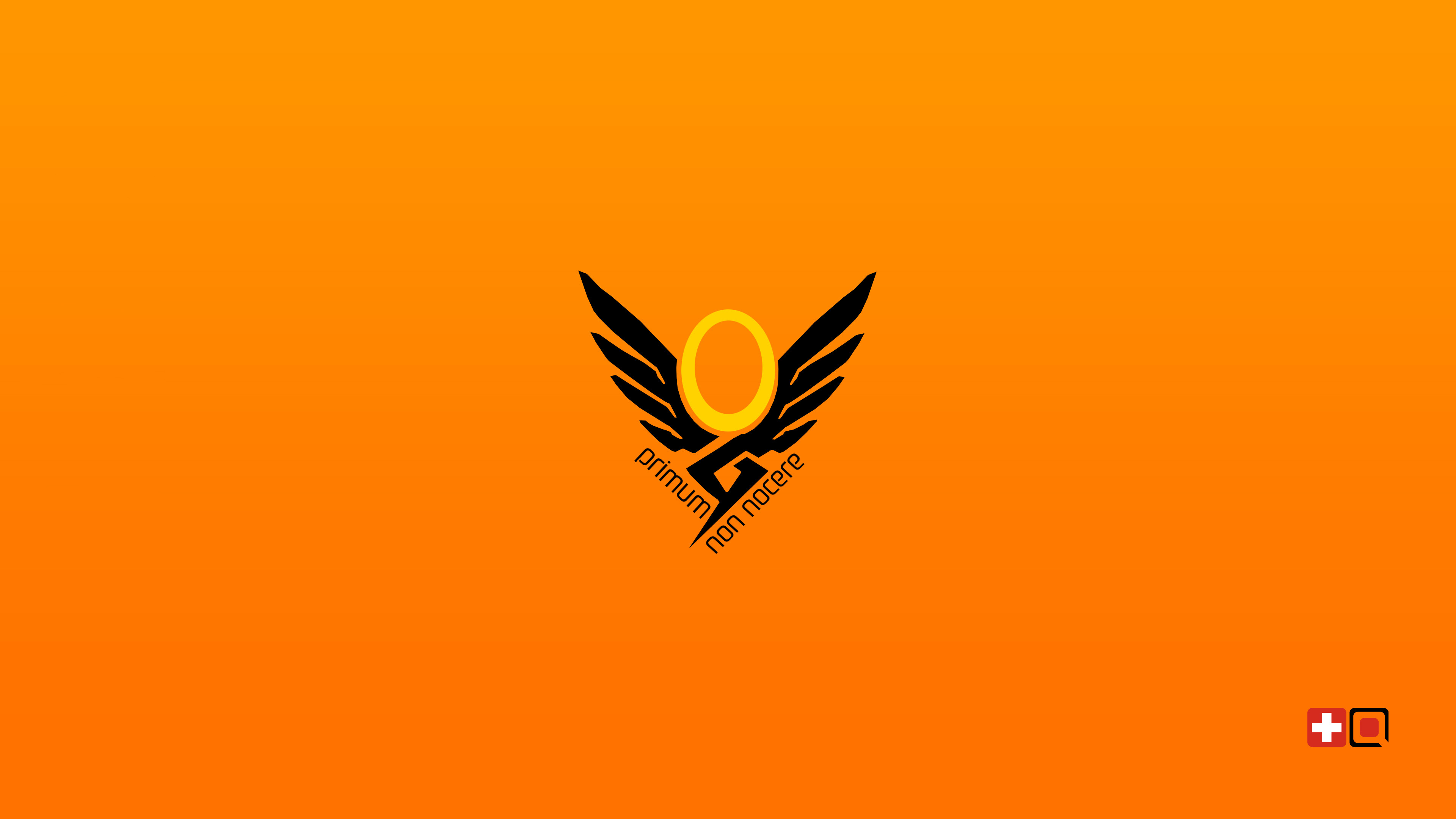 Simpsons Wallpaper 3 Collection Of Wallpapers Uploaded - Overwatch Mercy Logo , HD Wallpaper & Backgrounds