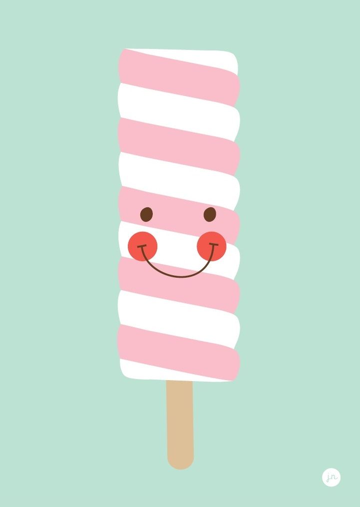 This Twister Ice Cream Makes Me Really Happy & Smile - Popsicle Poster , HD Wallpaper & Backgrounds