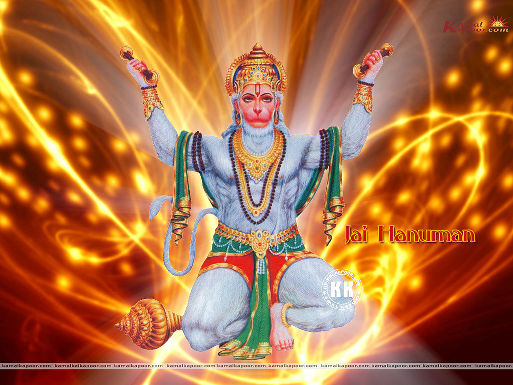 Hindu God Hanuman Animation , HD Wallpaper & Backgrounds