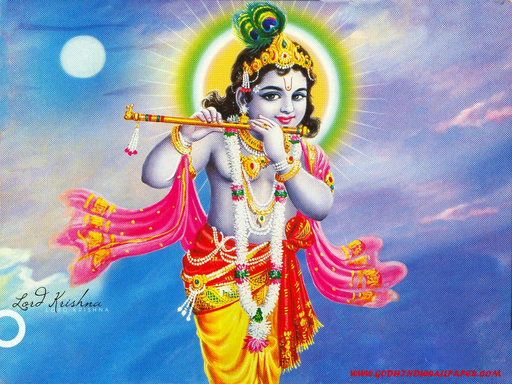 Free Download Hindu God Hd Wallpapers For Your Desktop - Jai Shri Krishna Good Morning , HD Wallpaper & Backgrounds