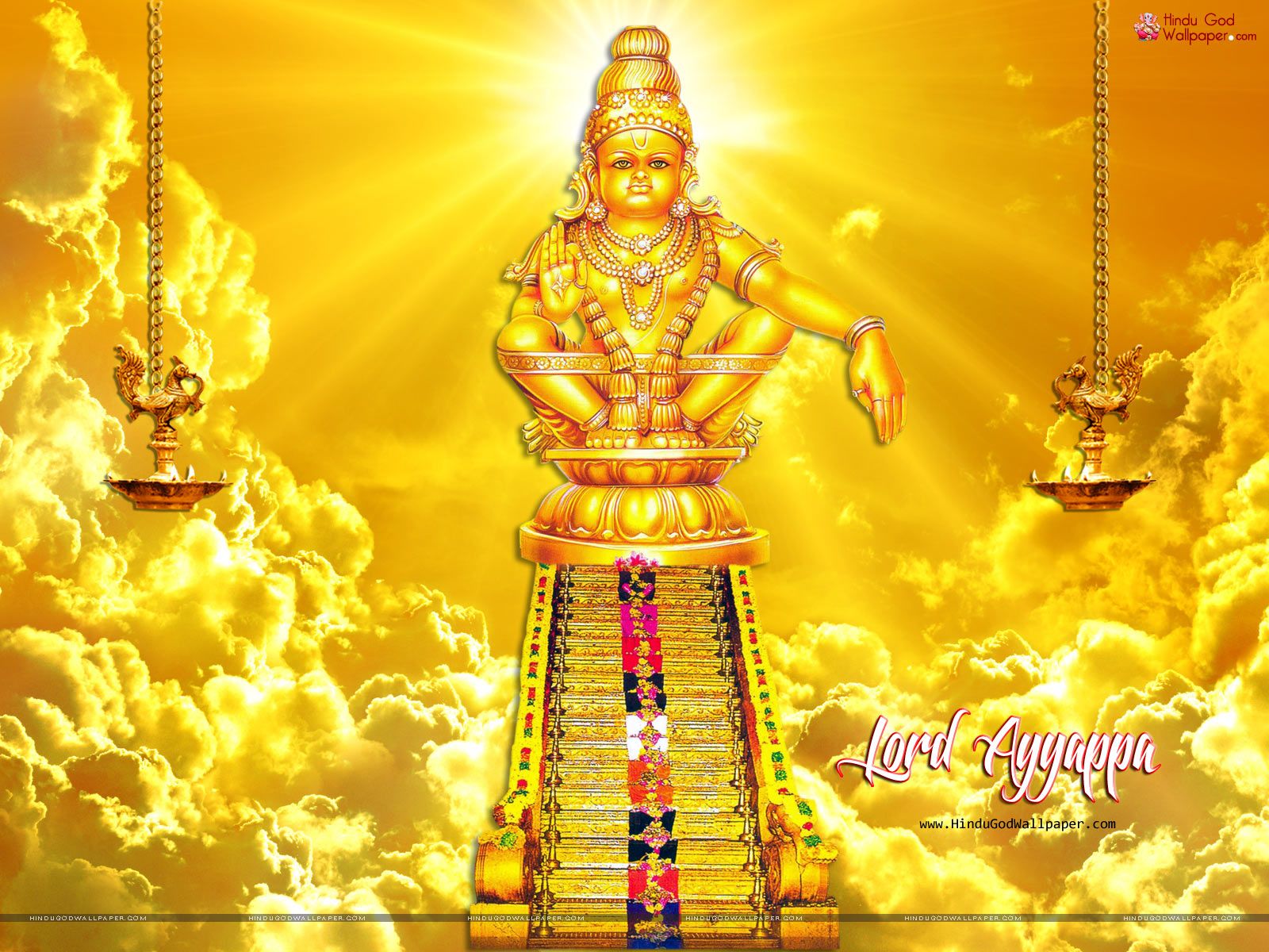 Swami Ayyappan Wallpapers Free Download - Ayyappa Swamy 18 Steps , HD Wallpaper & Backgrounds
