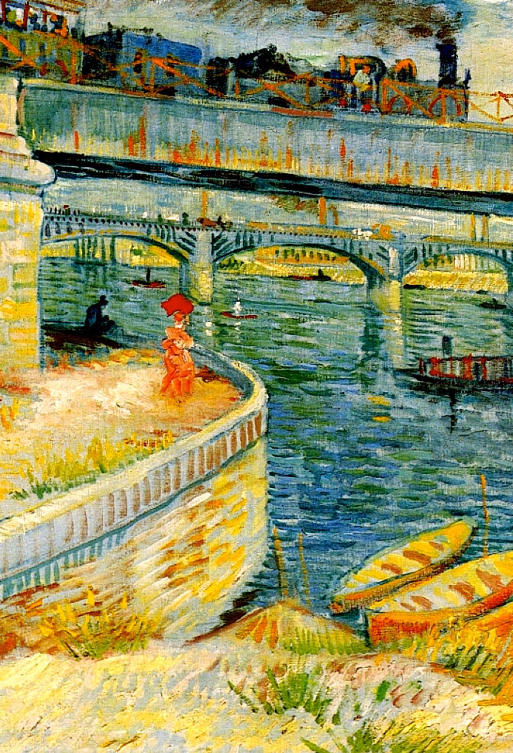 Vincent Van Gogh Bridge Painting , HD Wallpaper & Backgrounds