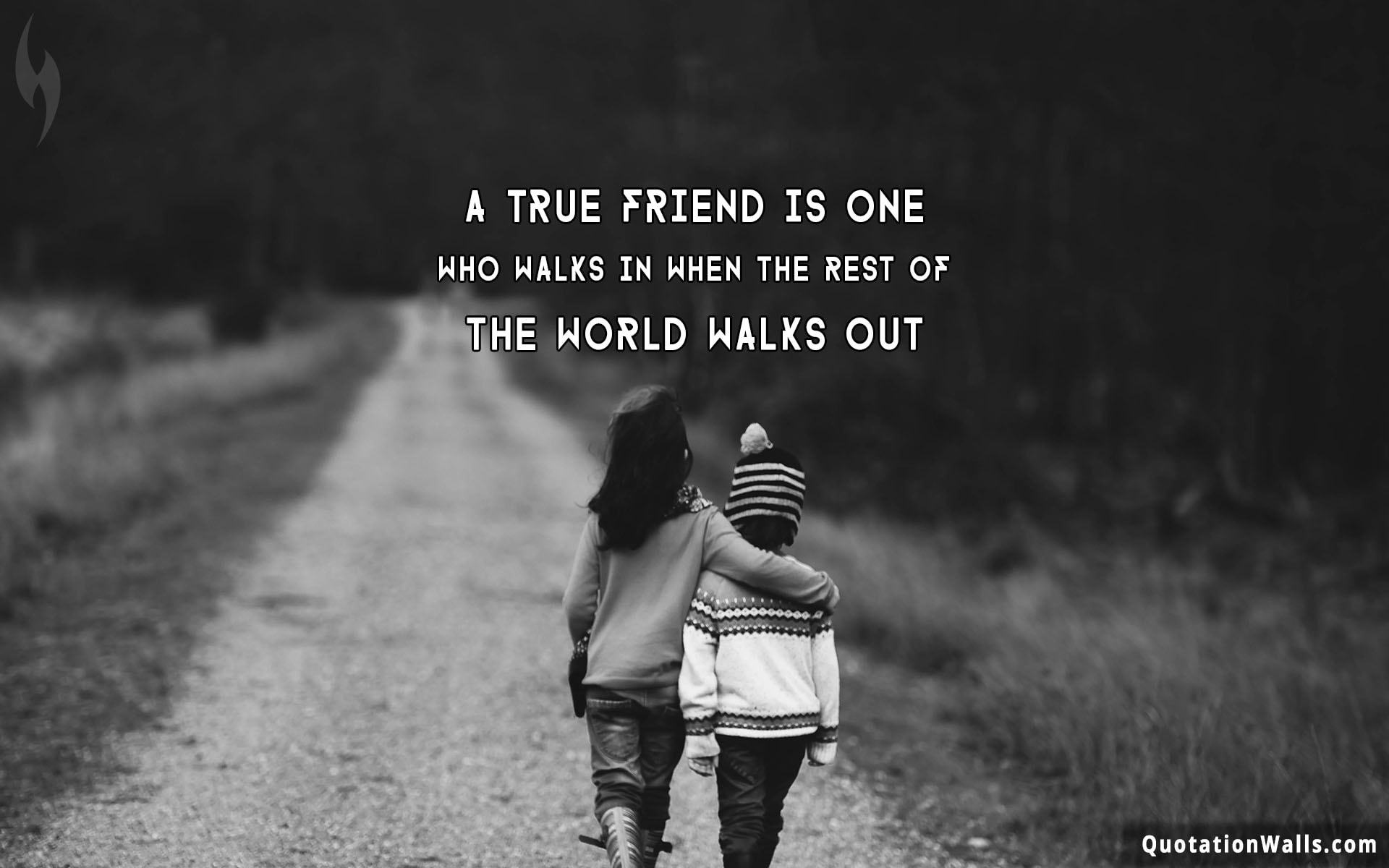 True Friend Forever Life Wallpaper For Mobile Quotationwalls - Beautiful Pictures Of Kindness , HD Wallpaper & Backgrounds
