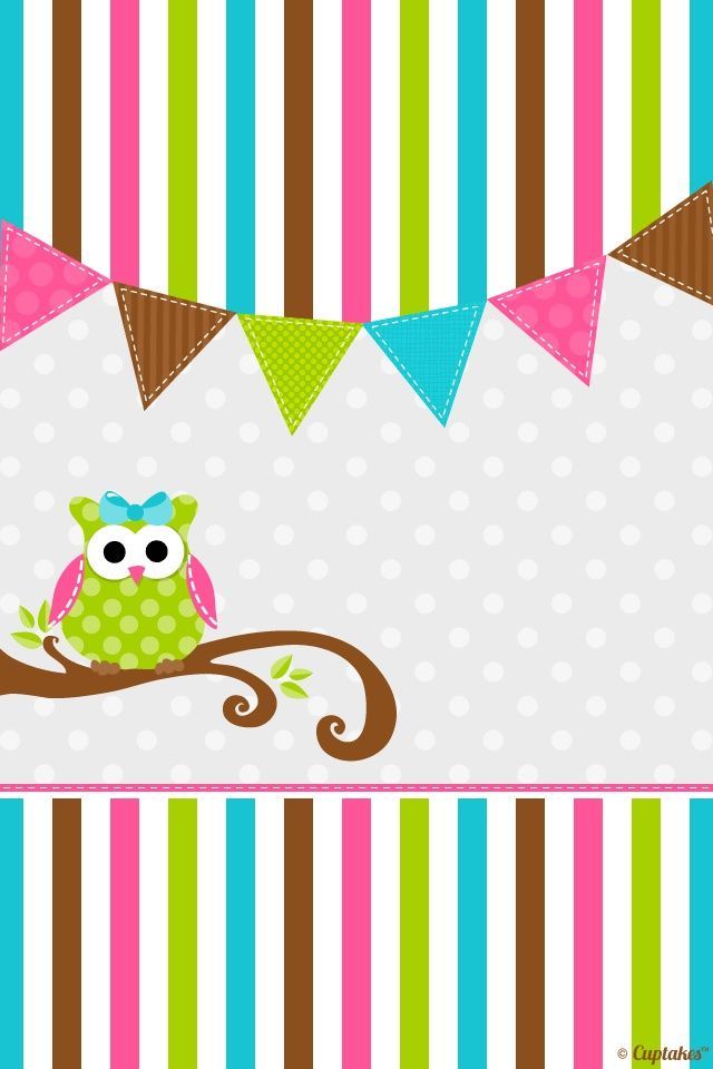 Cute Owl Wallpapers, Wallpapers Pc Gallery - Molduras Corujas Fofas , HD Wallpaper & Backgrounds