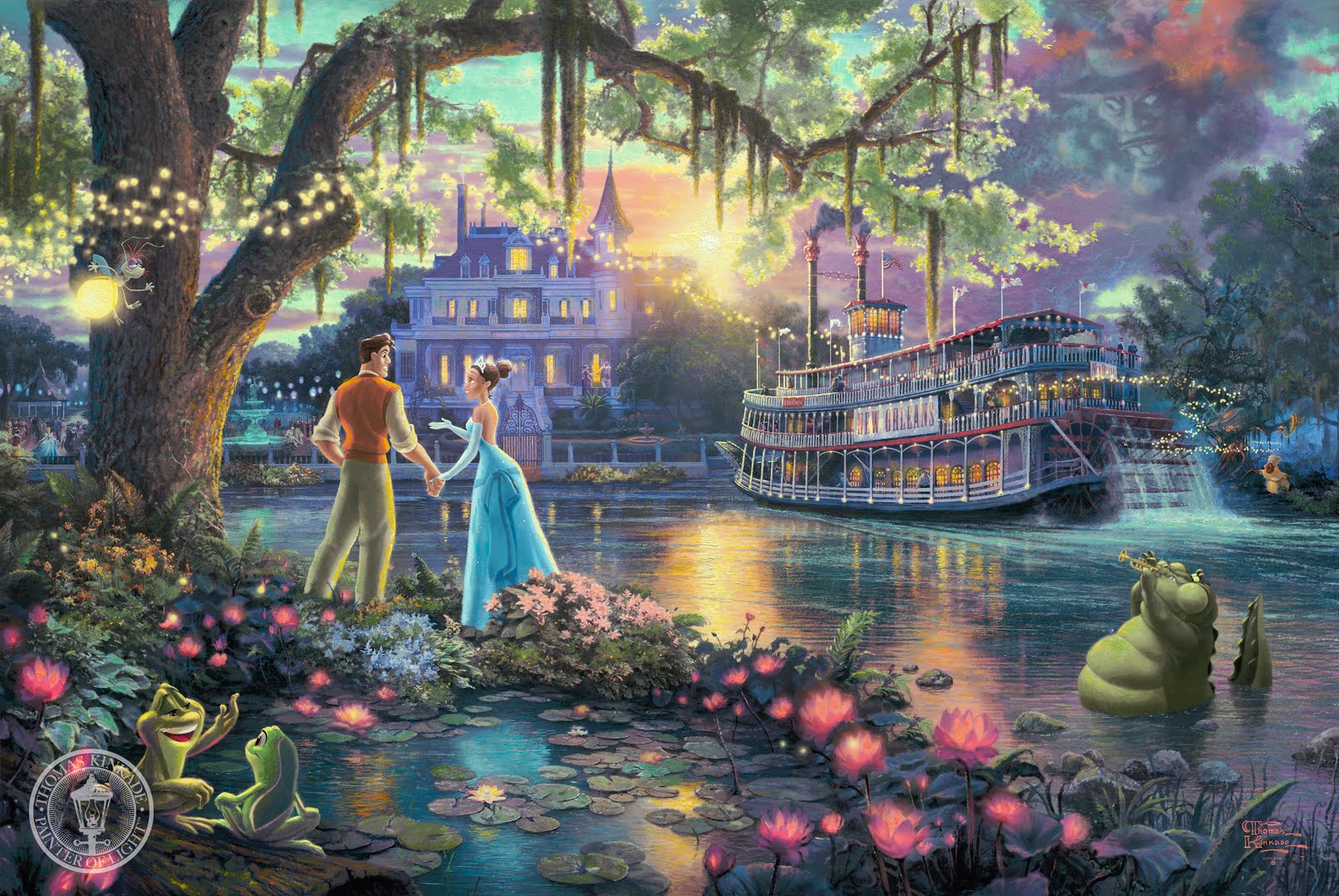 , - Thomas Kinkade Painter Of Light Disney , HD Wallpaper & Backgrounds