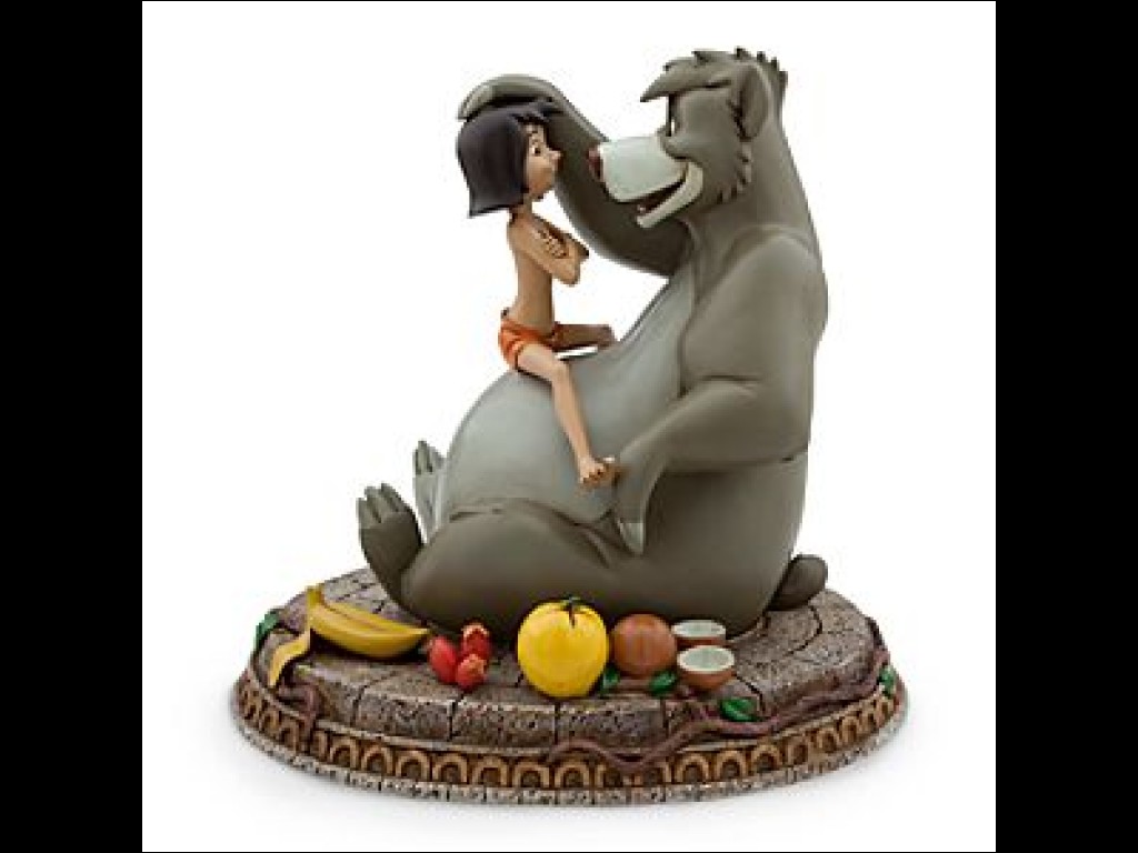 The Second Jungle Book Mowgli And Baloo'' - Disney Figurines Jungle Book , HD Wallpaper & Backgrounds