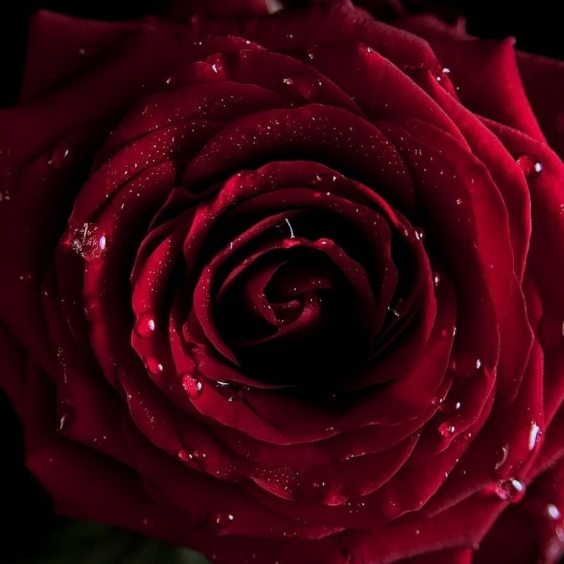 10 Top Dark Red Rose Wallpapers Full Hd 1080p For Pc - Red Rose In Black Background , HD Wallpaper & Backgrounds