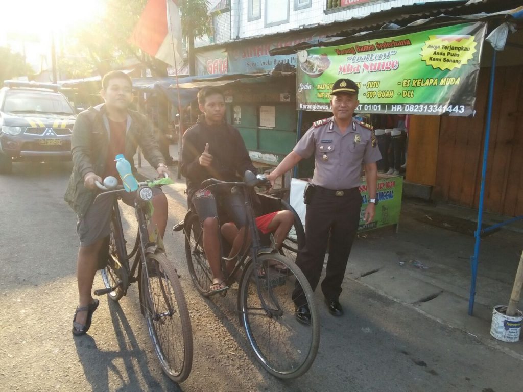 Kapolsek Purwokerto Barat Banyumas Beri Himbauan Kamtibmas - Hybrid Bicycle , HD Wallpaper & Backgrounds