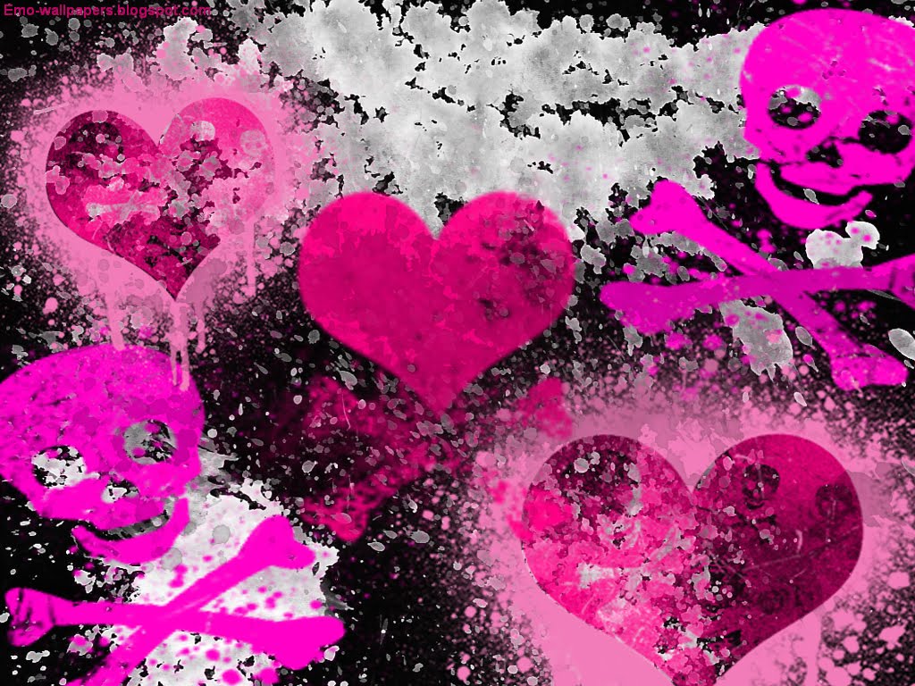 Emo Heart , HD Wallpaper & Backgrounds