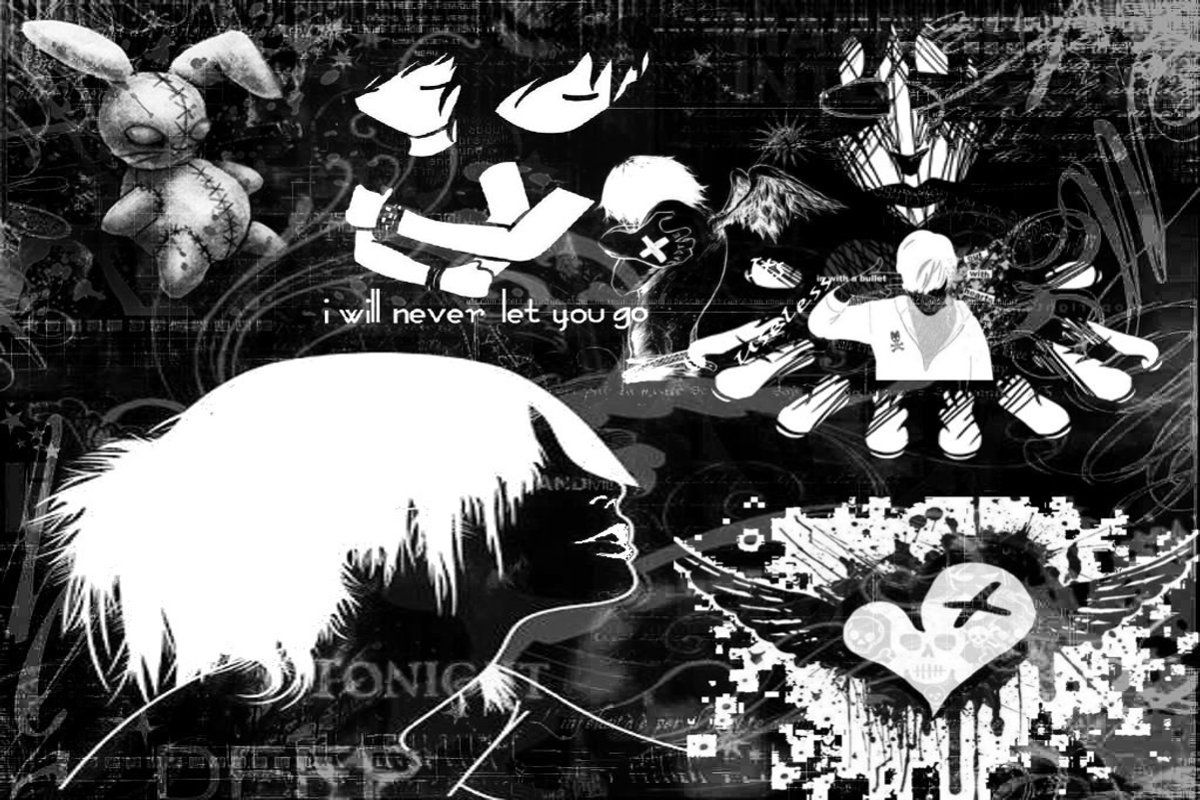 29 Dark Emo Wallpapers Wallpaperstalk , HD Wallpaper & Backgrounds