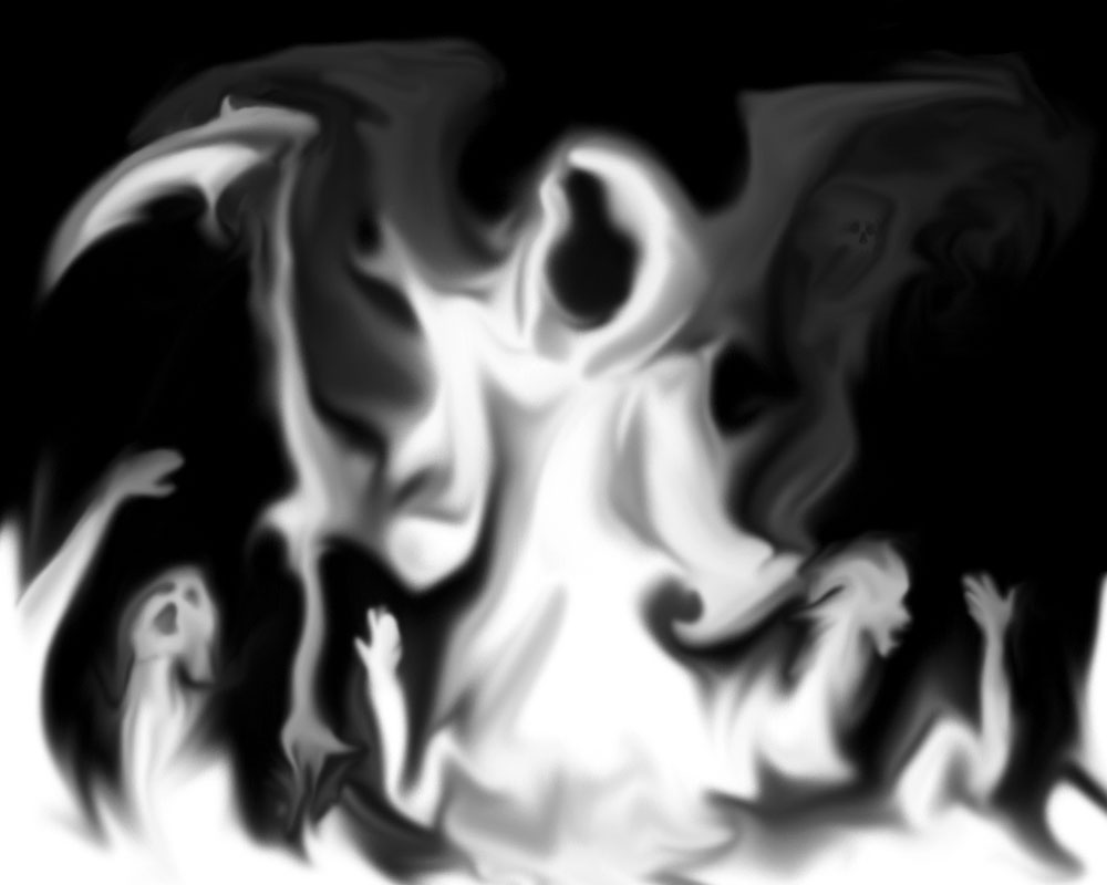 Art Smoke Gothic Wallpaper For Android Wallpaper - Papel De Parede Almas , HD Wallpaper & Backgrounds