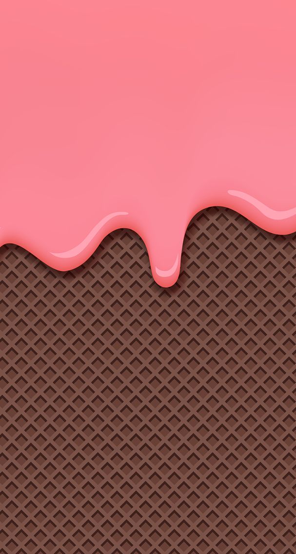 Chocolate And Strawberry Pattern Wallpaper, Ice Cream - Ice Cream , HD Wallpaper & Backgrounds