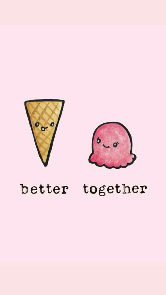 Image About Pink In Tumblr, Colors And Kawaii✨🙌💎💎💖🌹 - Better Together Ice Cream , HD Wallpaper & Backgrounds