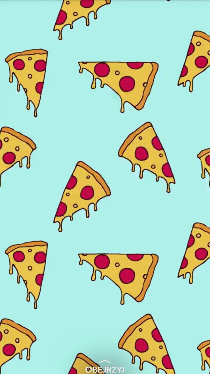 Pizza Christmas Wallpapers Tumblr Cute Wallpapers Homescreen - Pizza Illustrations , HD Wallpaper & Backgrounds