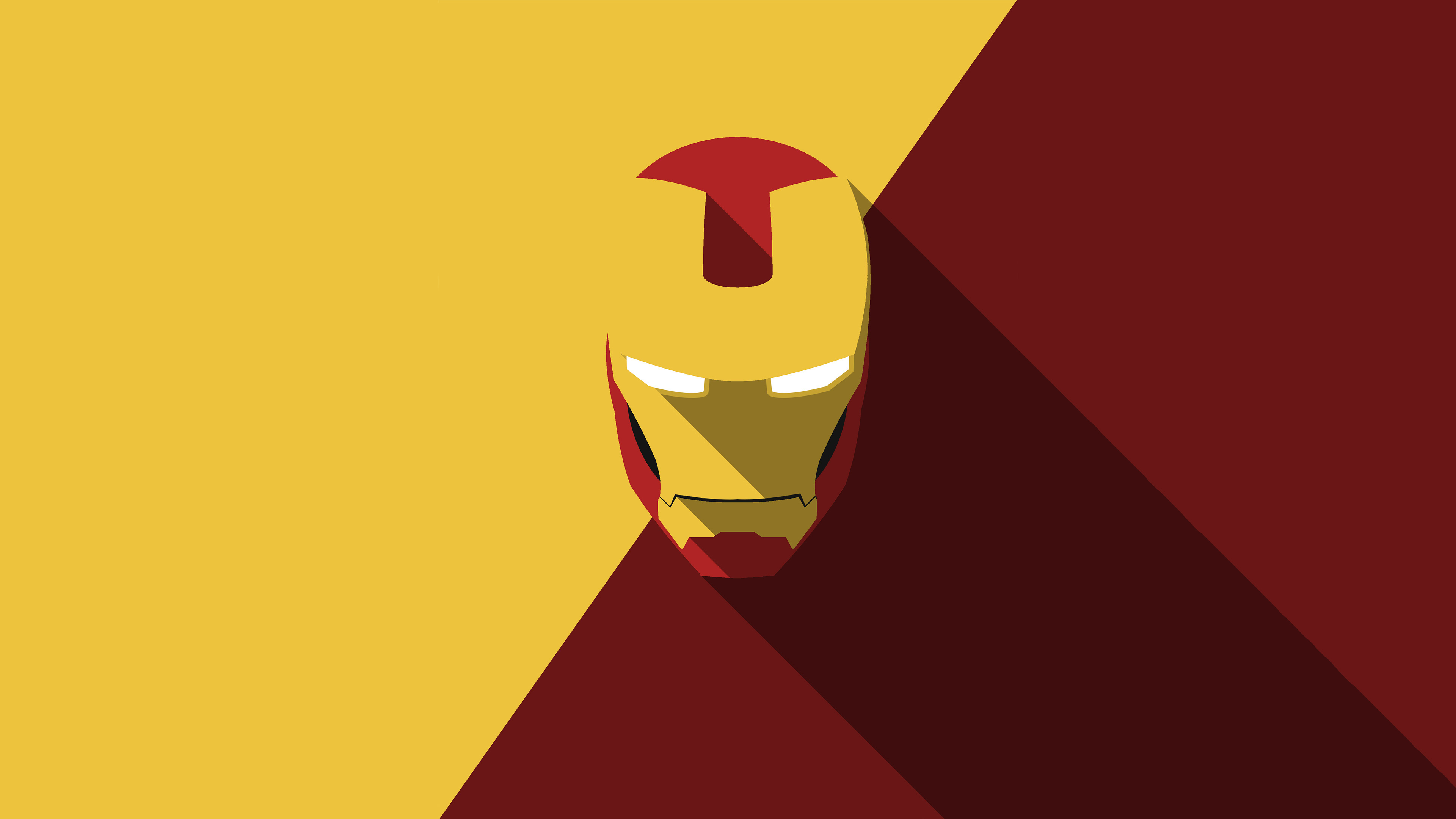 Iron Man Minimalism 4k Sp - 4k Wallpapers Of Superheroes , HD Wallpaper & Backgrounds