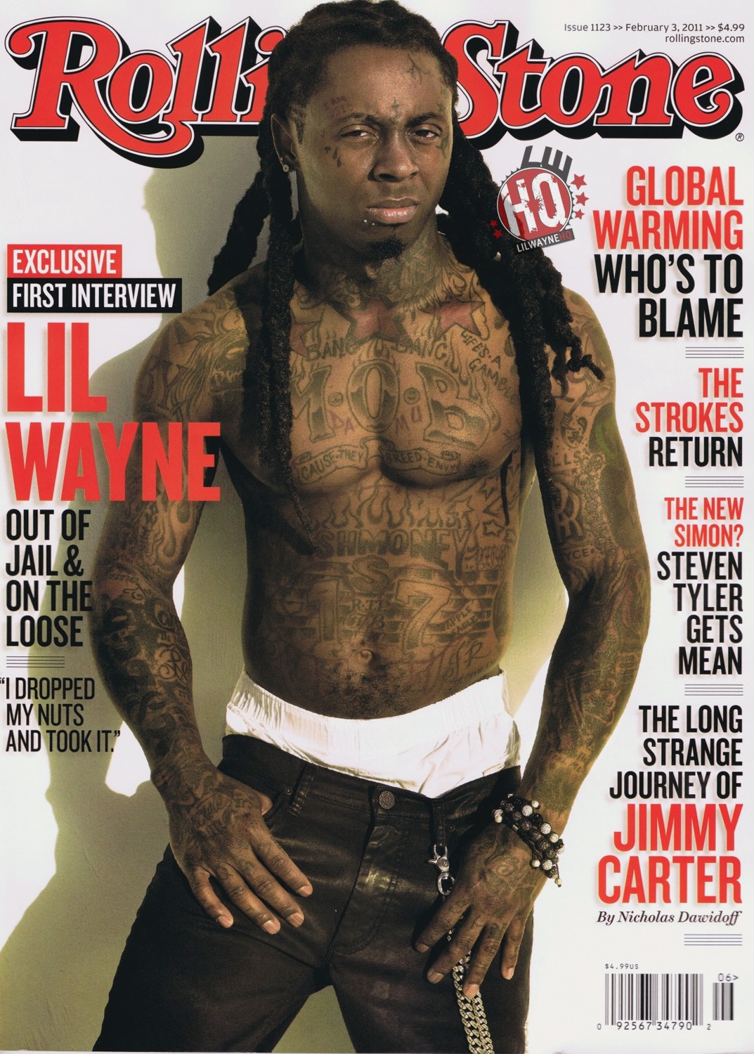 Lil Wayne Wallpapers Hd - Lil Wayne Rolling Stones , HD Wallpaper & Backgrounds