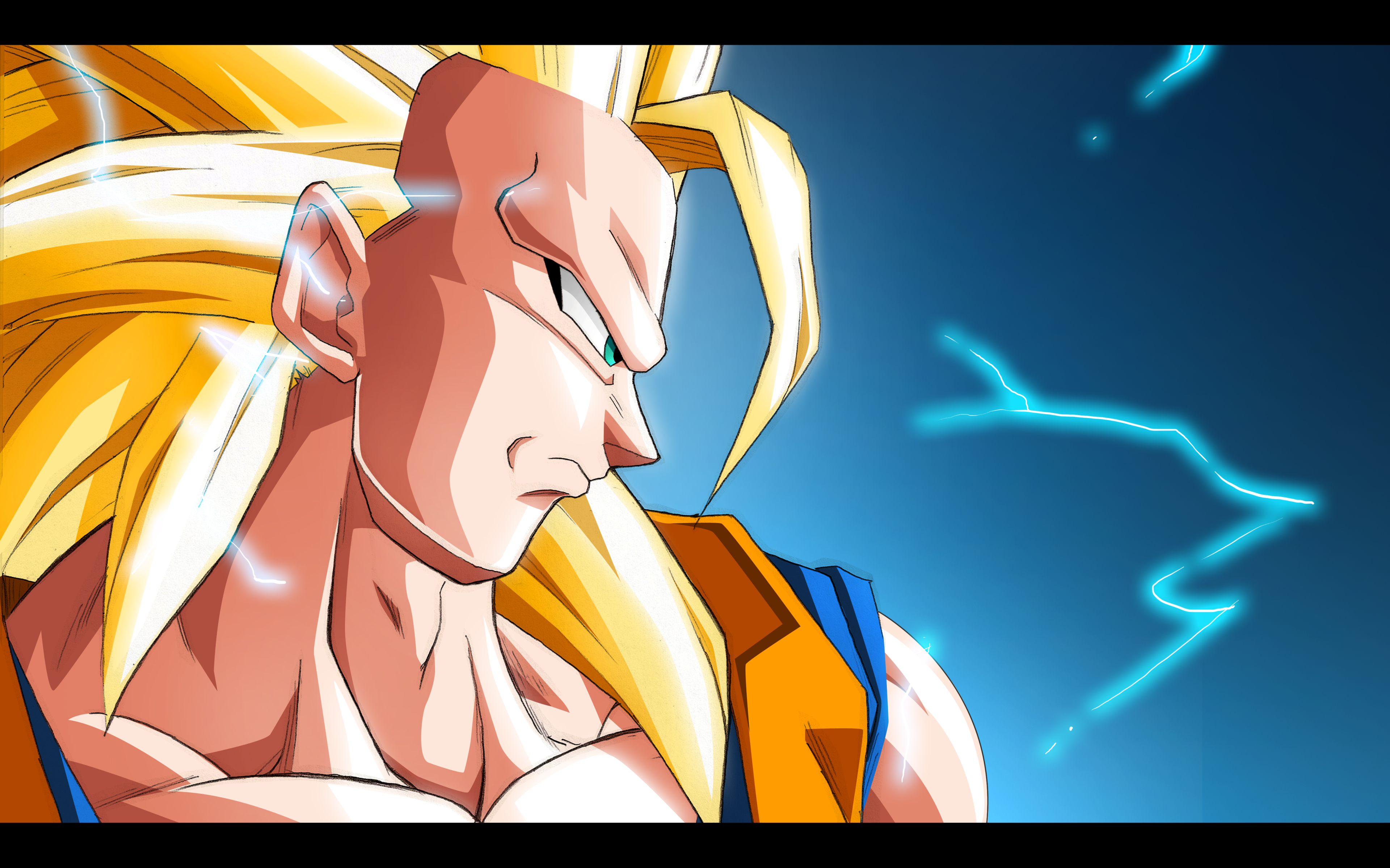 Goku Ssj3 4k Uhd - Dragonball Vs Street Fighter Iii , HD Wallpaper & Backgrounds