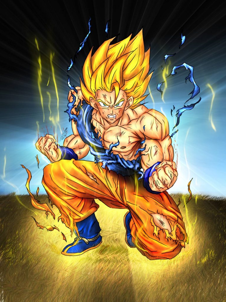 Dragon Ball Z Immagini Super Saiyan Goku Hd Wallpaper - Goku Super Saiyan Mode , HD Wallpaper & Backgrounds