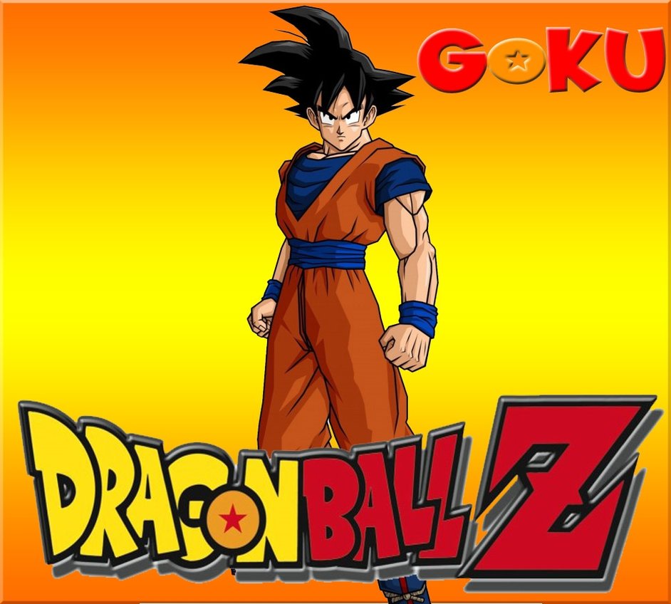 Dragon Ball Z Mighty Goku - Dragon Ball Z Logo Png , HD Wallpaper & Backgrounds