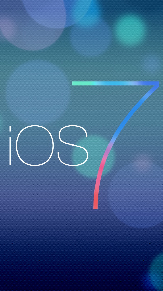 Ios 7 Logo With Halos - Iphone 7 Wallpaper For Mobile , HD Wallpaper & Backgrounds