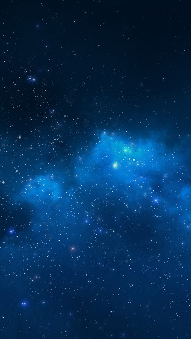 Grab The Ios 7 Default Wallpapers For Iphone & Ipod - Blue Galaxy , HD Wallpaper & Backgrounds