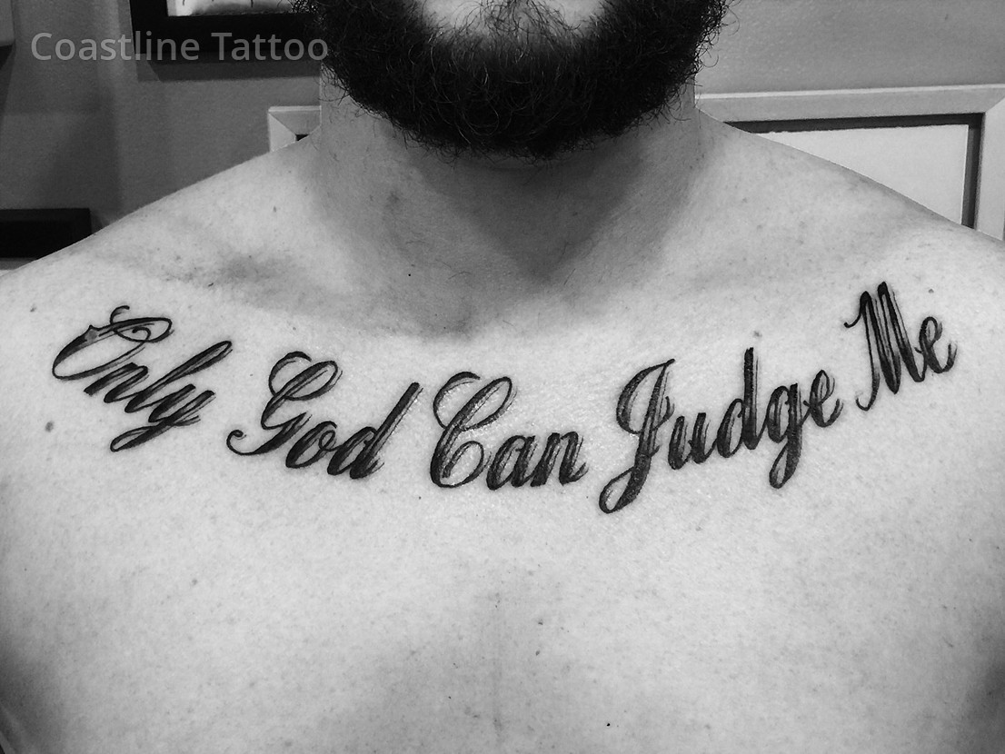Only God Can Judge Me Tattoo 27109 - Only God Can Judge Me Tattoo Chest , HD Wallpaper & Backgrounds