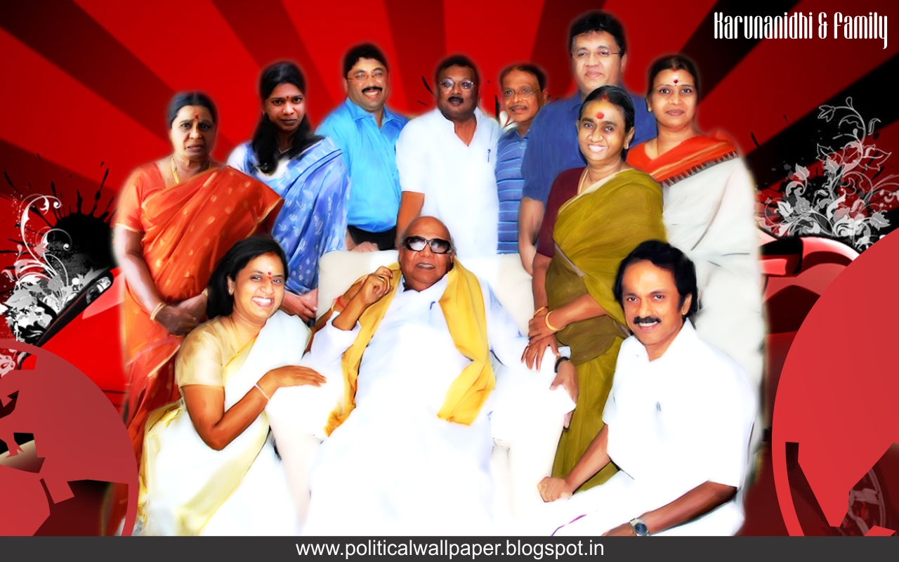Kalaignar Karunanidhi Family Tree , HD Wallpaper & Backgrounds