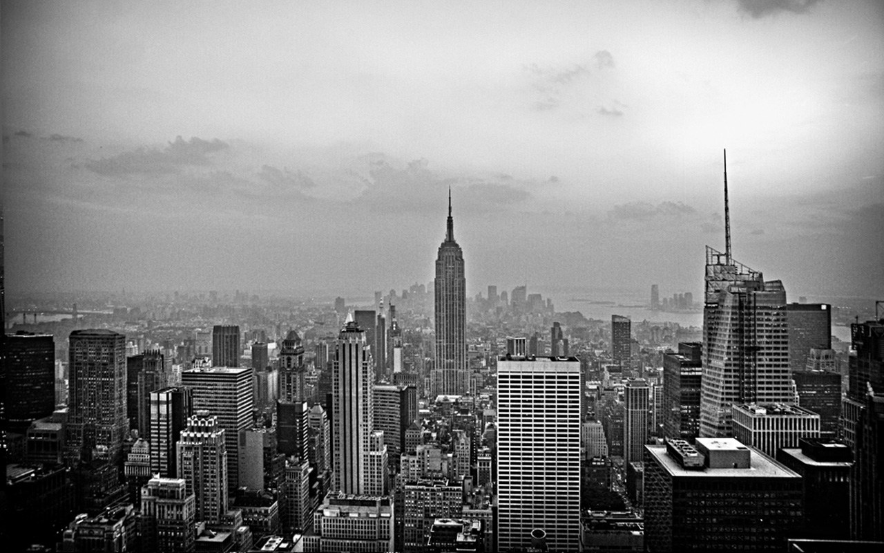 New York City Wallpaper Black And White - New York City , HD Wallpaper & Backgrounds