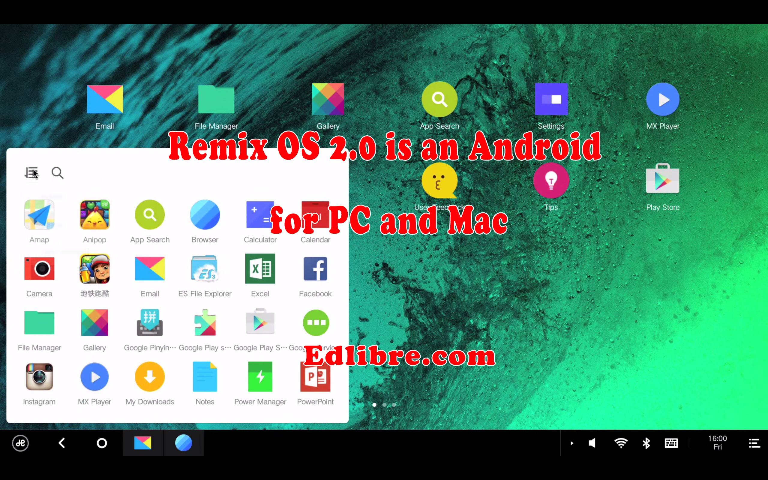 Remix Os - Remix Os Download 64 Bit , HD Wallpaper & Backgrounds