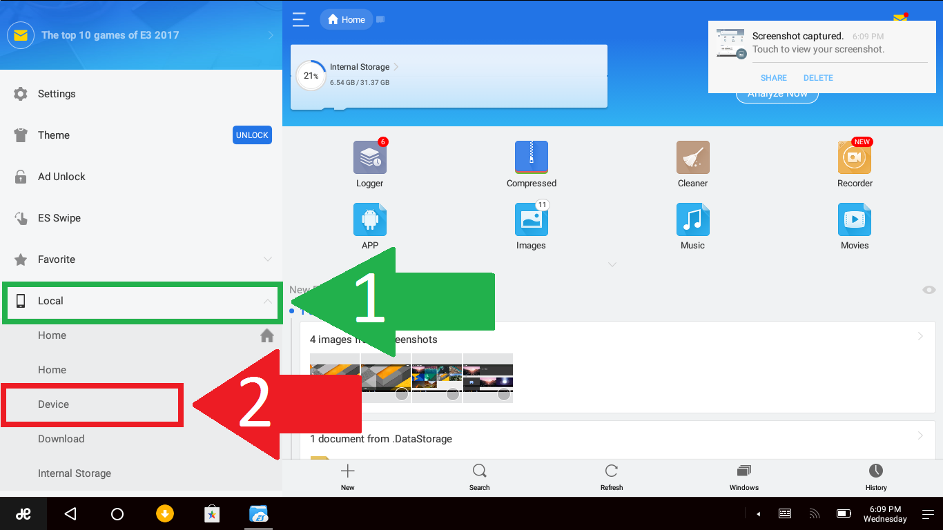 Navigate To System >> Media >> Wallpaper Folder - Es File Explorer Apk Download , HD Wallpaper & Backgrounds