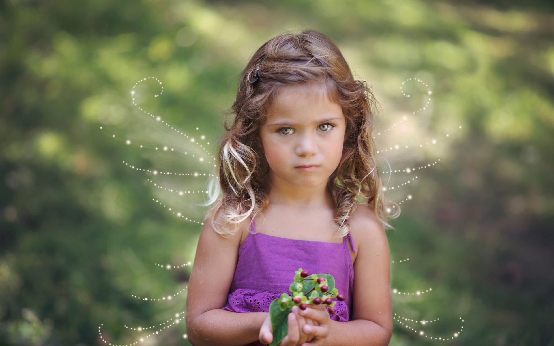 Download This Wallpaper - Cute Little Girl Angel , HD Wallpaper & Backgrounds