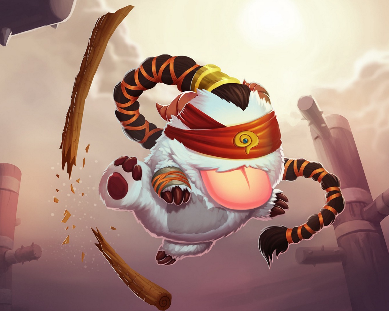 Wallpaper League Of Legends, Poro, Lee Sin - Lee Sin Cute , HD Wallpaper & Backgrounds