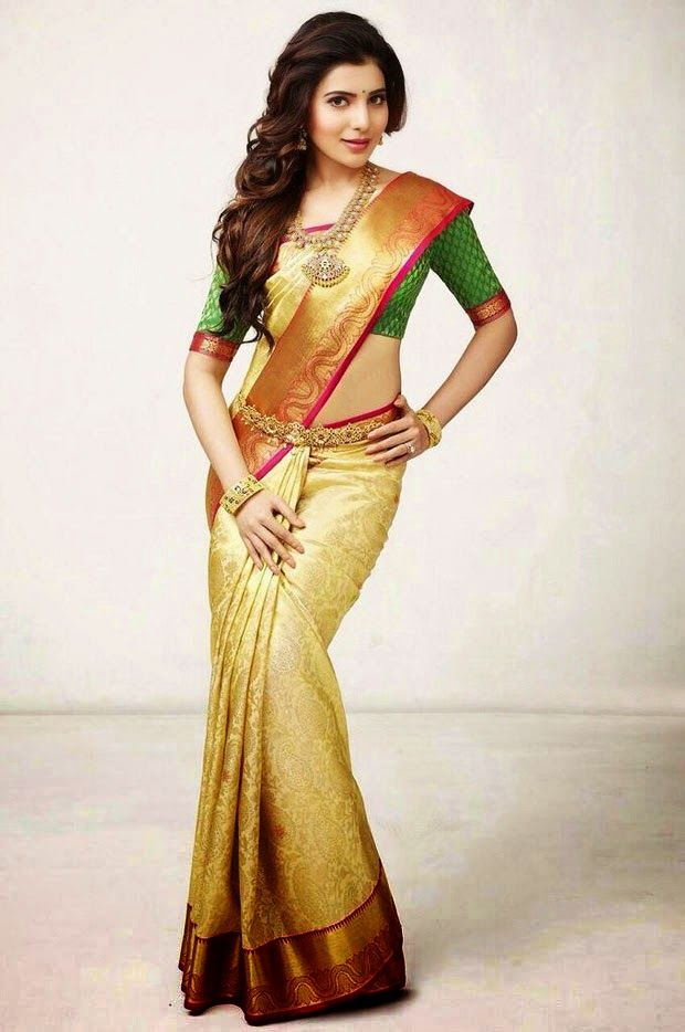Samantha Hd Wallpapers In Saree - Samantha In Wedding Saree , HD Wallpaper & Backgrounds